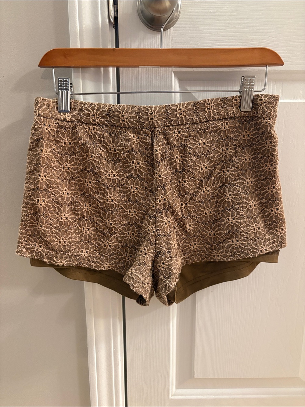 Free People Lace Women's Shorts in Taupe